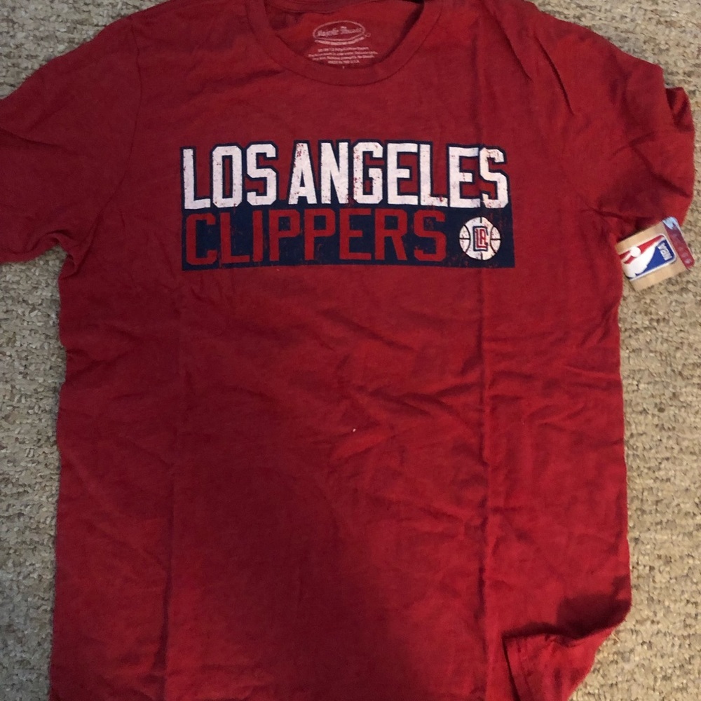 New Los Angeles Clippers Red Tshirt Large